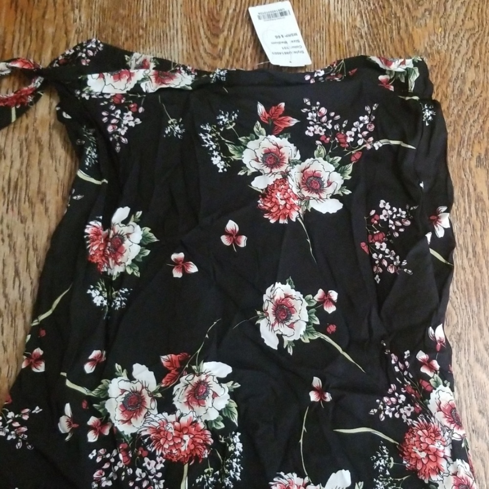 Flower print skirt